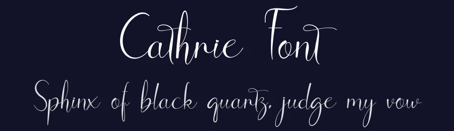 Cathrie Font by fahmistudio99 — Script Handwritten Font — thumbnail 2