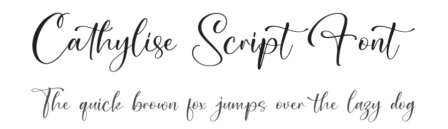 Cathylise Script Font by letterfabric — Script Handwritten Font