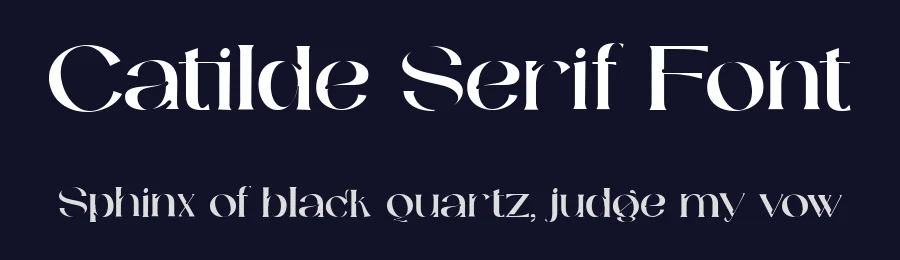 Catilde Serif Font by Fortunes Co — Serif Font — thumbnail 2