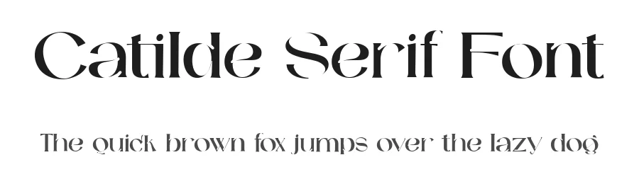 Catilde Serif Font by Fortunes Co — Serif Font