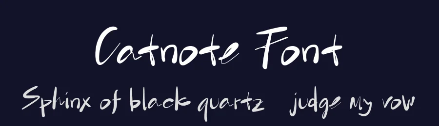 Catnote Font by Tera Asset Garage — Script Handwritten Font — thumbnail 2