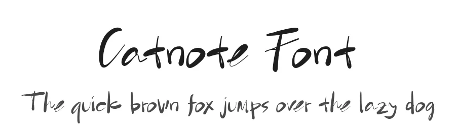 Catnote Font by Tera Asset Garage — Script Handwritten Font