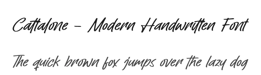 Cattalone – Modern Handwritten Font by letterenastudios — Script Handwritten Font