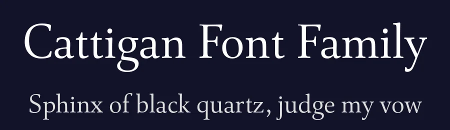 Cattigan Font Family by Hoftype — Serif Font — thumbnail 2