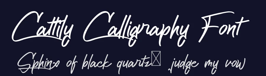 Cattily Calligraphy Font by edricstudio — Script Handwritten Font — thumbnail 2