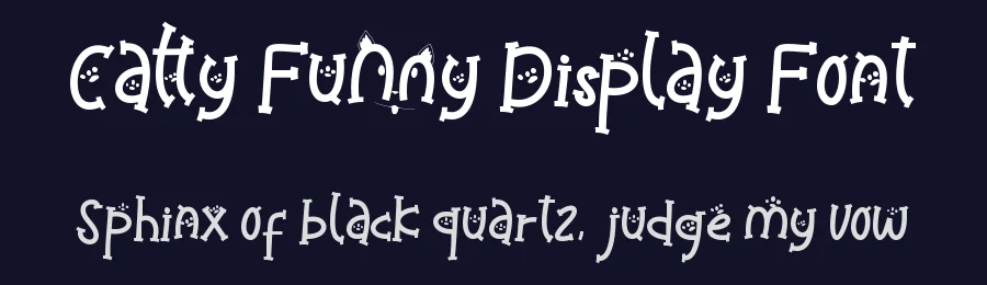 Catty Funny Display Font by Yoga Letter — Display Font — thumbnail 2