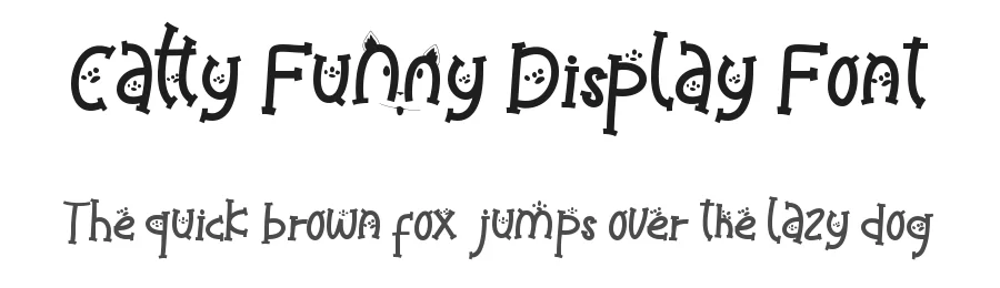 Catty Funny Display Font by Yoga Letter — Display Font