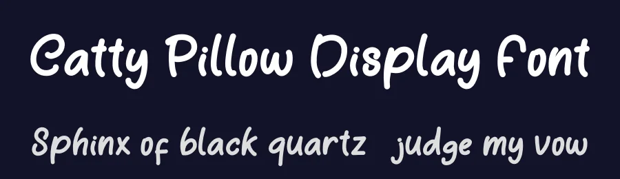 Catty Pillow Display Font by Yoga Letter — Display Font — thumbnail 2