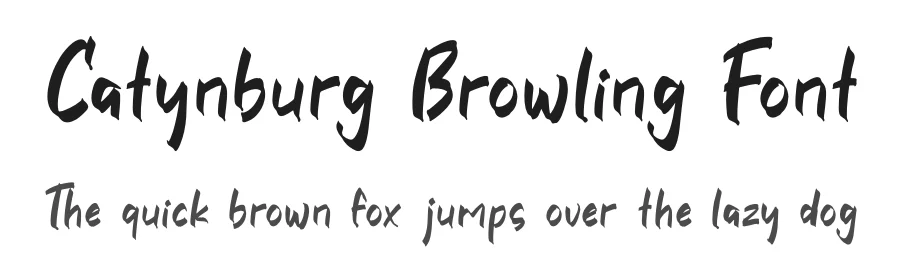 Catynburg Browling Font by perspectype — Script Handwritten Font