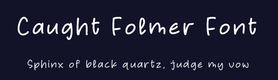 Caught Folmer Font by letterfabric — Script Handwritten Font — thumbnail 2