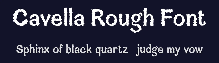 Cavella Rough Font by craftsupplyco — Display Font — thumbnail 2