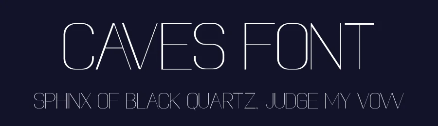 Caves Font by ryan creative — Sans Serif Font — thumbnail 2