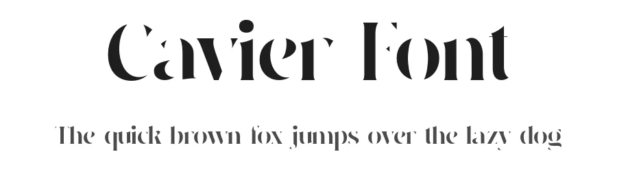 Cavier Font by Marvadesign — Display Font