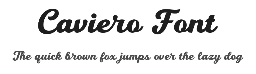 Caviero Font by jimtypestudio — Display Font