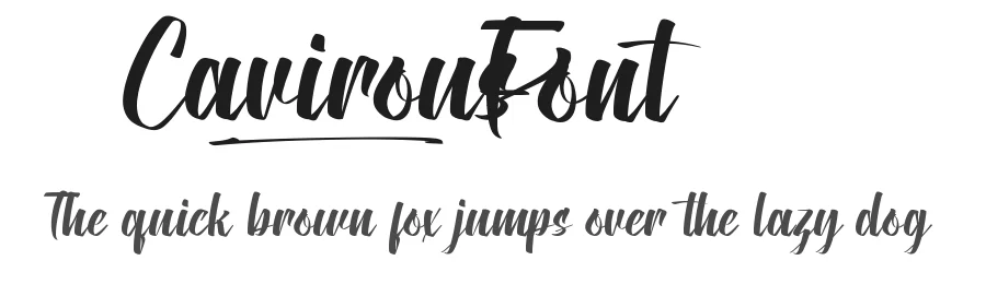 Cavirous Font by noahtype — Script Handwritten Font