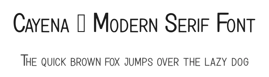 Cayena – Modern Serif Font by AstutiStudio — Serif Font