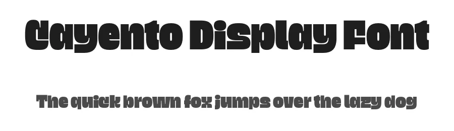 Cayento Display Font by Mans Greback — Display Font