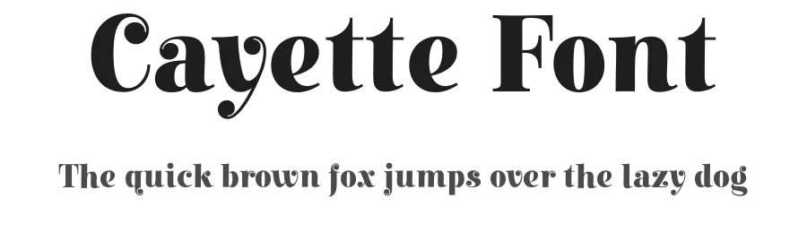 Cayette Font by TypeFaith Fonts โ Serif Font