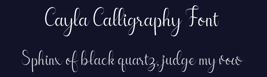 Cayla Calligraphy Font by letterenastudios — Script Handwritten Font — thumbnail 2