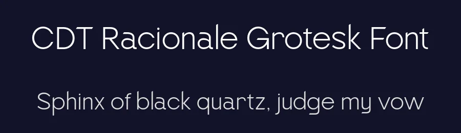 CDT Racionale Grotesk Font by Leandro Ferreira — Sans Serif Font — thumbnail 2