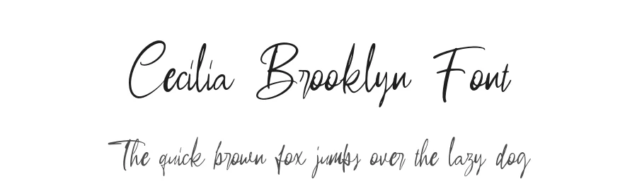 Cecilia Brooklyn Font by Letterhend Studio — Script Handwritten Font