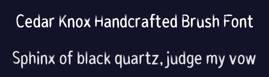 Cedar Knox Handcrafted Brush Font by Mei Suseno — Script Handwritten Font — thumbnail 2