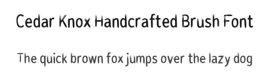 Cedar Knox Handcrafted Brush Font by Mei Suseno — Script Handwritten Font