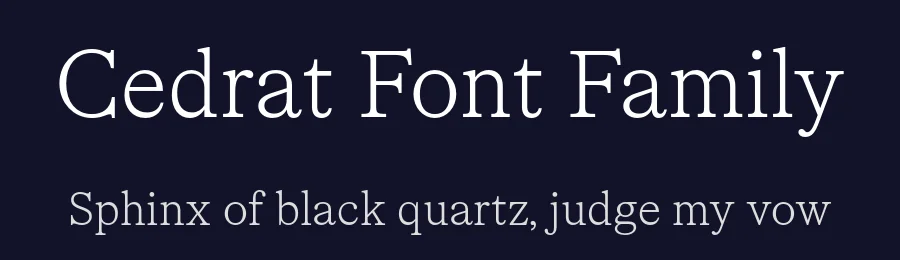 Cedrat Font Family by Formagari — Serif Font — thumbnail 2