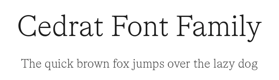 Cedrat Font Family by Formagari — Serif Font