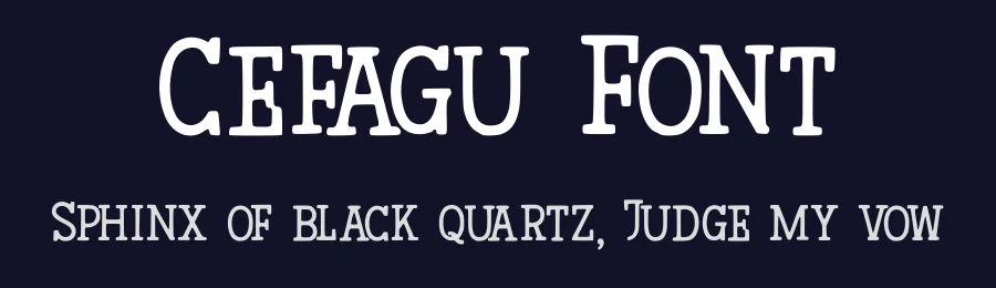 Cefagu Font by AstutiStudio — Display Font — thumbnail 2