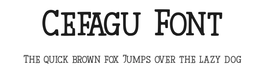 Cefagu Font by AstutiStudio — Display Font
