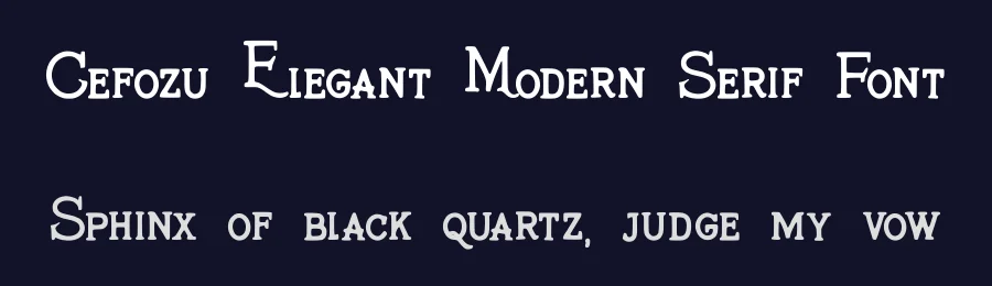 Cefozu Elegant Modern Serif Font by AstutiStudio — Serif Font — thumbnail 2