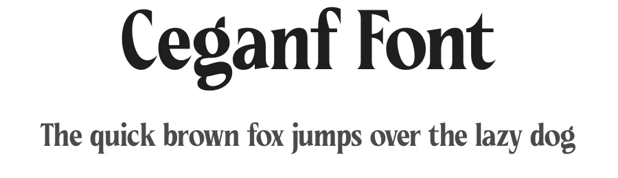 Ceganf Font by timelesstype.co — Serif Font