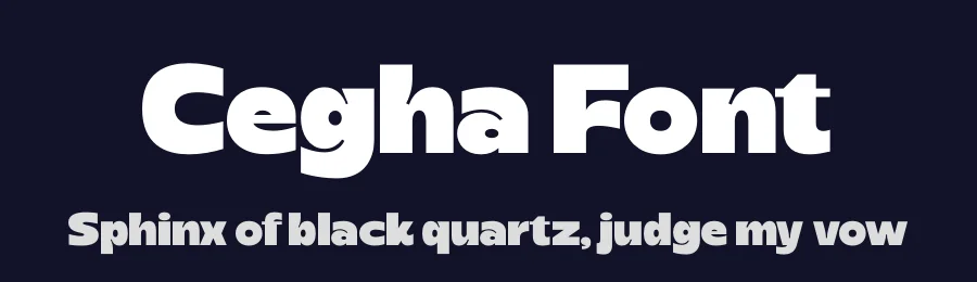 Cegha Font by timelesstype.co — Display Font — thumbnail 2