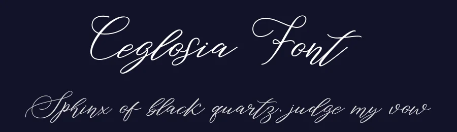 Ceglosia Font by RCKY Studio — Script Handwritten Font — thumbnail 2