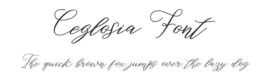 Ceglosia Font by RCKY Studio β Script Handwritten Font