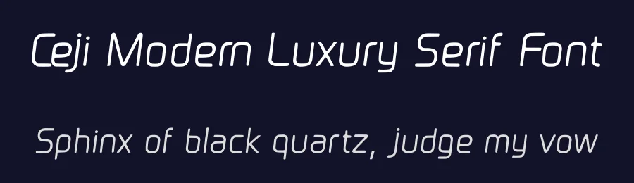 Ceji Modern Luxury Serif Font by AstutiStudio — Serif Font — thumbnail 2