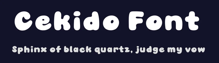 Cekido Font by bodig — Display Font — thumbnail 2