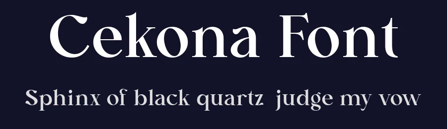 Cekona Font by Fontliner — Display Font — thumbnail 2
