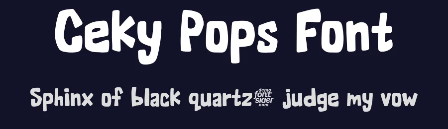 Ceky Pops Font by fontsider — Decorative Font — thumbnail 2