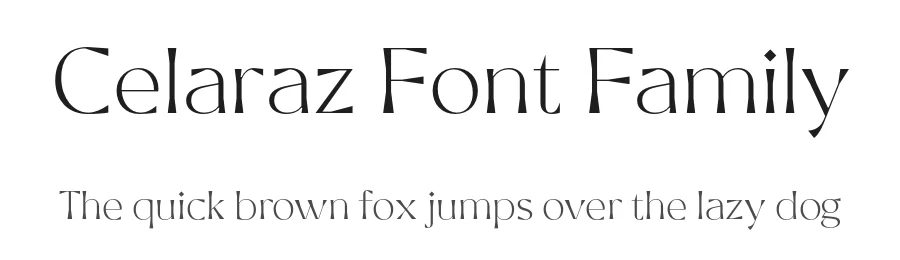 Celaraz Font Family by Tokotype — Serif Font