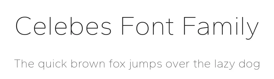 Celebes Font Family by Lafontype — Sans Serif Font