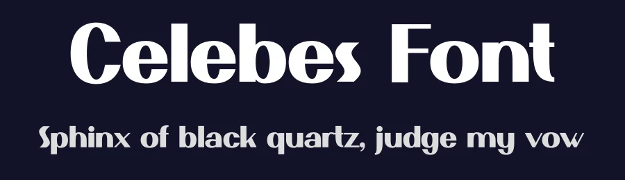 Celebes Font by IDEBARENG — Display Font — thumbnail 2
