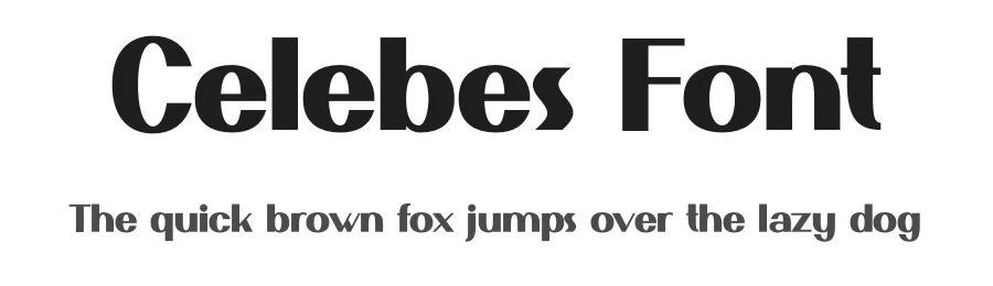 Celebes Font by IDEBARENG — Display Font