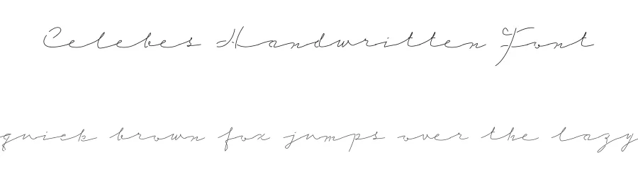 Celebes Handwritten Font by riljs — Script Handwritten Font
