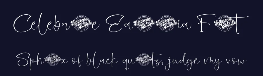 Celebrate Easteria Font by letterenastudios — Script Handwritten Font — thumbnail 2