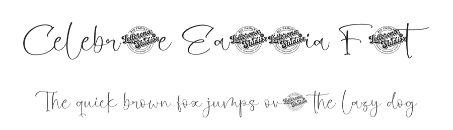 Celebrate Easteria Font by letterenastudios — Script Handwritten Font