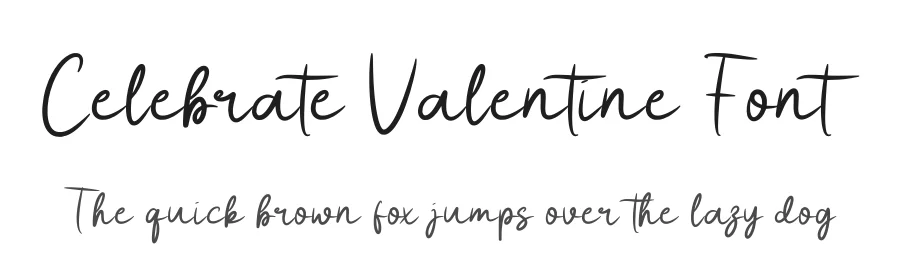Celebrate Valentine Font by Funtype — Serif Font