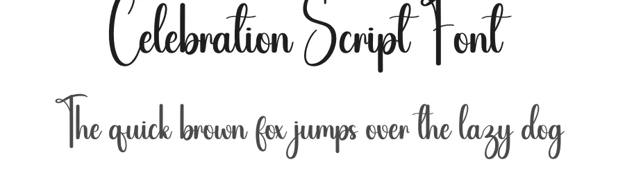 Celebration Script Font by creativeletter — Script Handwritten Font