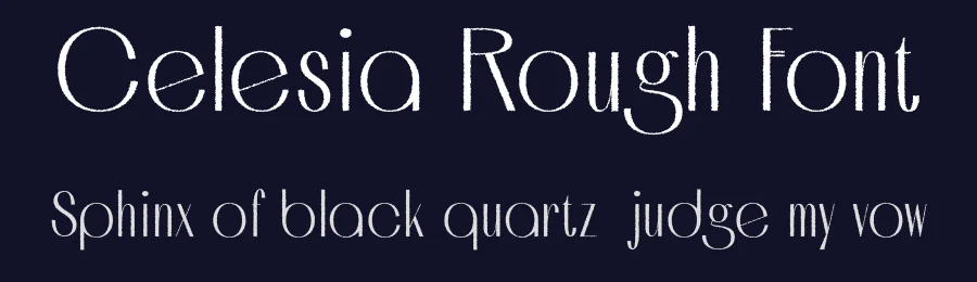 Celesia Rough Font by craftsupplyco — Sans Serif Font — thumbnail 2